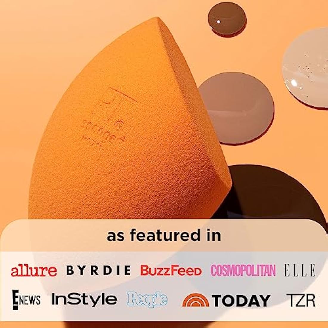 Real Techniques Miracle Complexion Sponges, Assorted Makeup Blending Sponges, Blend Foundation, Sculpt, and Conceal, Buildable Coverage, Latex-Free, 6 Count