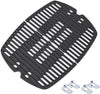 GFTIME 7644 32 x 21.6CM Cast Iron Cooking Grates Grid for Weber Q100 Q1000 Q1200 Q120 Series Gas Grill, Grates Replacement Parts for Weber 7644, 2