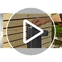 Gardena Wall-Mounted Hose Box Rollup M 20 m: Flexible Watering for Medium-Sized Gardens, Swivel Hose Reel, with Wall Bracket, System Parts and Nozzle, Including 20 m Gardena Hose (18612-20)