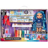 Rainbow High Dream & Design Fashion Studio Playset - Fashion Design Playset with Blue Skyler Bradshaw Doll and Easy No-Sew Fashion Kit - Ideal for Kids Ages 4-12 and Collectors