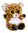 Keel Toys SF0433 15 cm Animotsu Leopard Plush Toy by Keel Toys