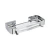 Shower Corner Shelf, Bathroom Shelves Wall Mounted No Drilling, Shower Caddy Thickened 304 Stainless Steel, Shower Organiser Rack Rectangle Shelf