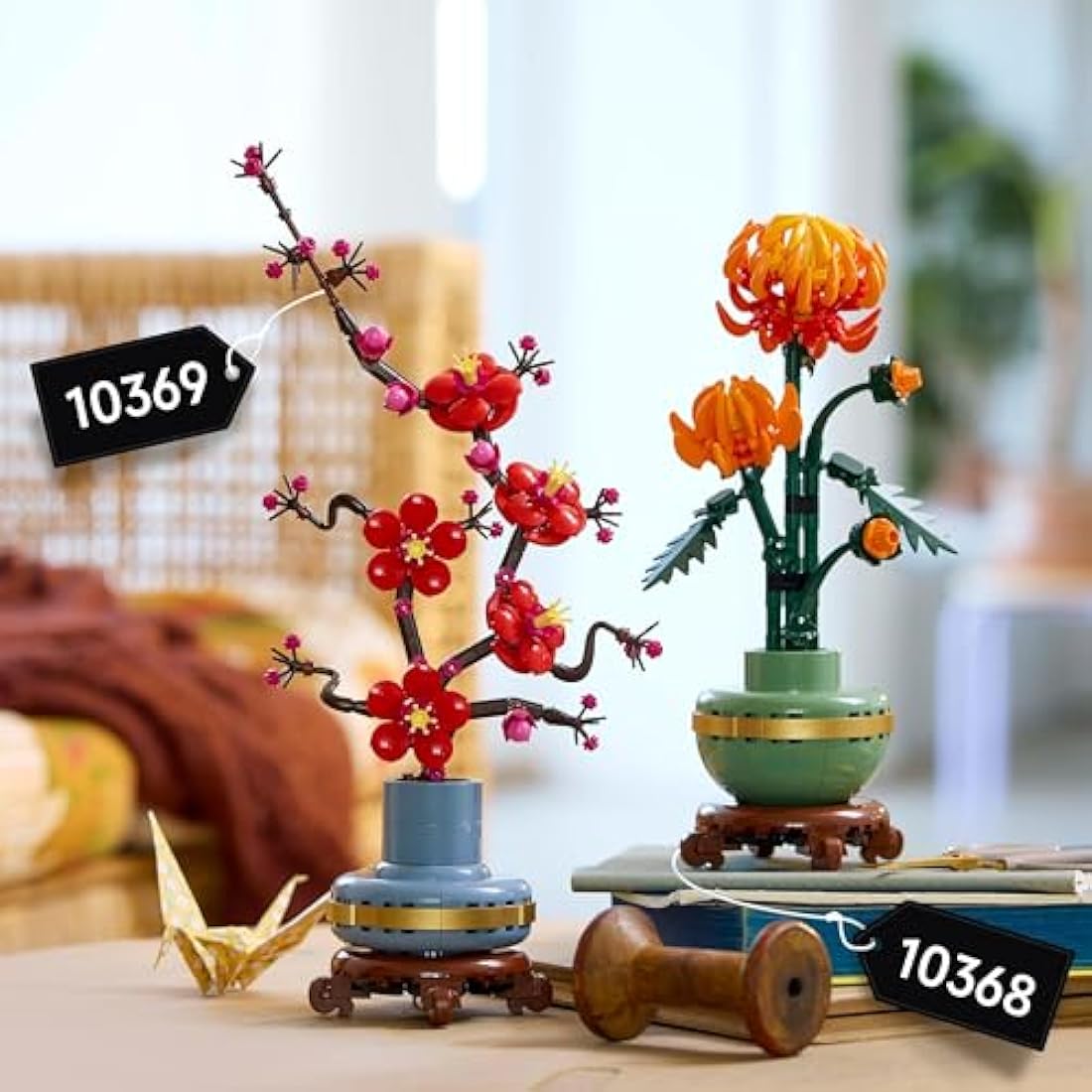 LEGO Botanicals Chrysanthemum Artificial Flower Building Set - Faux Plant Gift for Mothers - Creative Model Kit for Adults to Build - Home Office Decor from the Botanical Collection - 10368