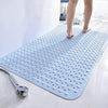 Stafeny Non-Slip Shower Mat for Inside the Non-Slip Anti-Mould Rubber Shower Mat (Blue, 90 x 60 cm (Rectangular))