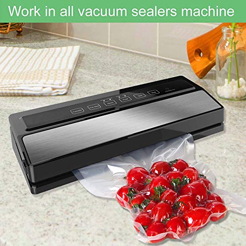 O2frepak 200 Count 28X40cm Textured Vacuum Sealer Bags for Food Sealer,BPA Free and Heavy Duty Embossed Vacuum Seal Food Sealer Bags,Great for Sous