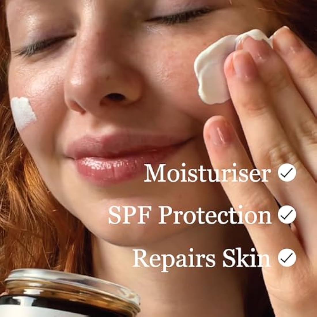 Oscar Charles Protect & Repair SPF Moisturiser Face Cream with Hyaluronic Acid + Vitamin C, SPF30, Best Moisturizer for Dry Skin & Skin firming Cream