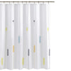 GONOVE Shower Curtain for Bathroom 200 x 200cm Mildew Resistant Waterproof Polyester Fabric Wheat Shower Curtain Liner Long Washable Bath Curtain with