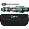 Wera Compact Tool Set "Kraftform 20" with Pouch, SL/PH/PZ, 7 Pieces, Silver