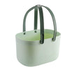 Plastic Shower Caddy Basket with Handle,Shower Caddy Mesh Storage Organizer with Ventilation Holes 9.8?6.7?5.7in Portable Plastic Basket Tote Bin for