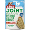 Bakers Joint Delicious Medium Chicken Dog Chews 180g (Pack of 6)