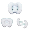 Blublu Park Baby 2 in 1 Travel Pillow, Banana Shape Adjustable Baby and Infants Neck Head Support Car Seat Insert Cushion for 3 to 12 Month, Blue