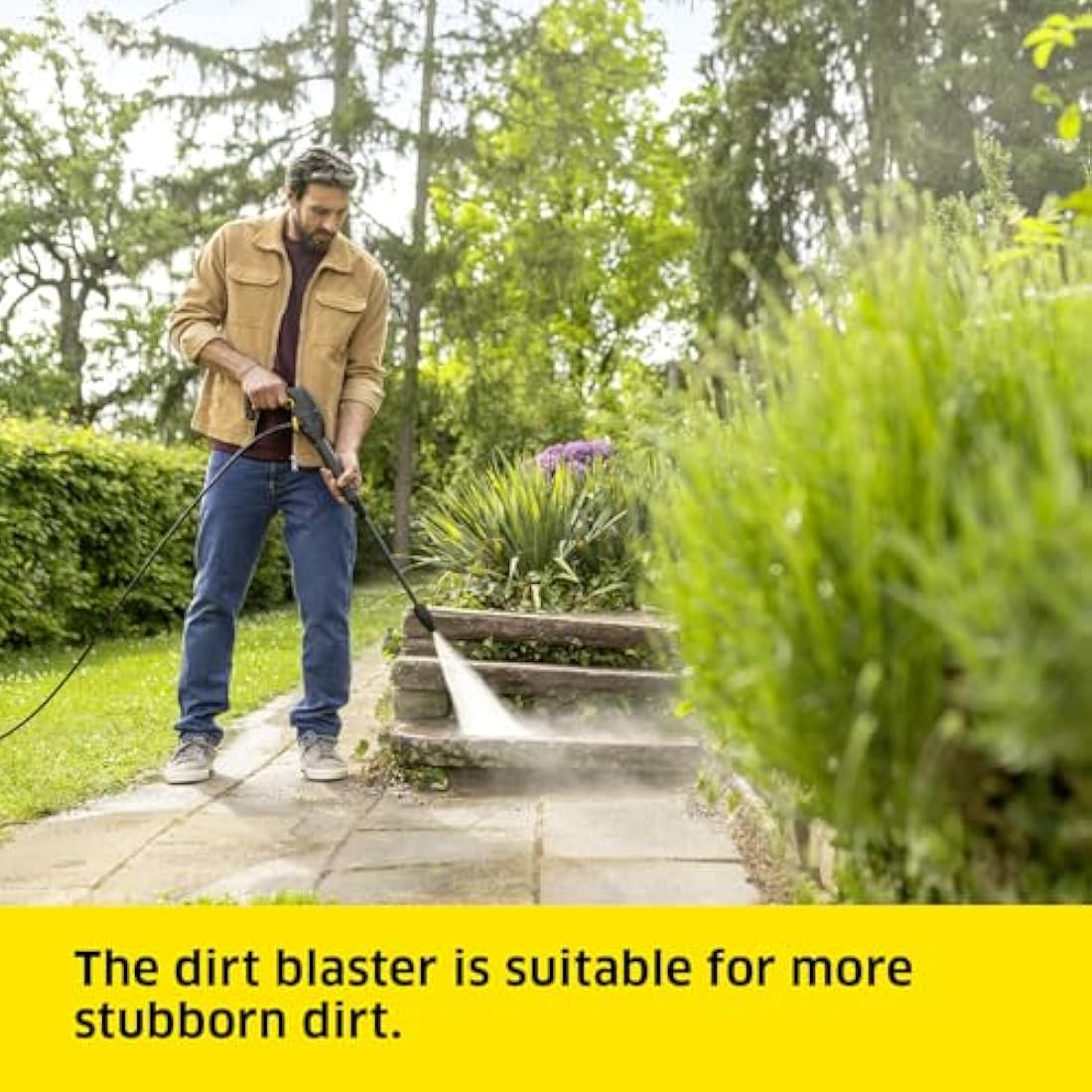 Kärcher K 3 Classic pressure washer, pressure: max. 120 bar, flow rate: 380 l/h, area coverage: 25 m²/h, water filter, weight: 4.2 kg, high-pressure hose and gun, dirt blaster, spray lance