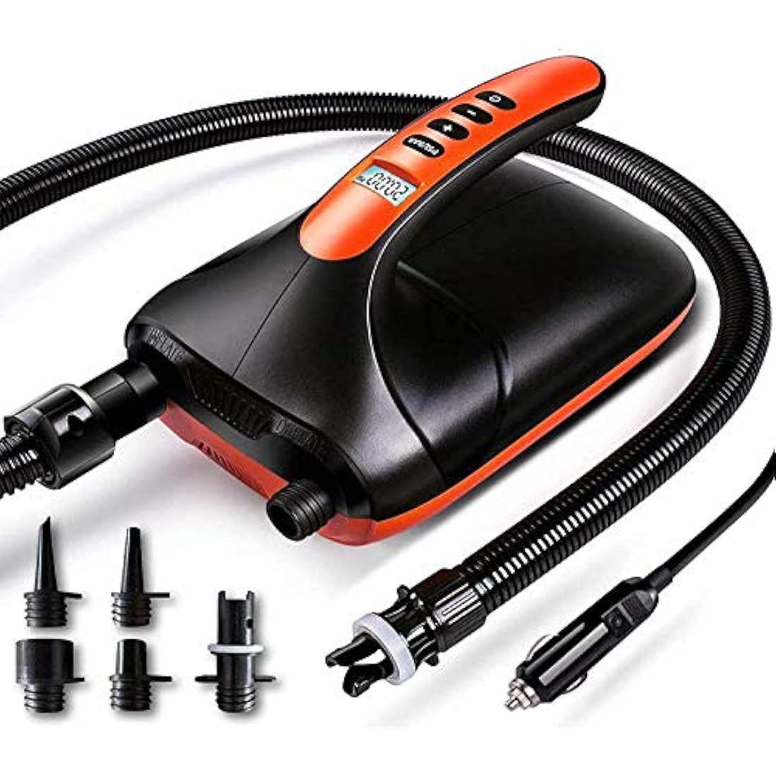 Ruitx Electric SUP Pump, 20PSI Paddle Board Pump 12V DC Quick Air Pump with Intelligent Dual Stage Auto-Off，for Inflatable Stand Up Paddleboard/Boats/Mattress/Surfing Kite