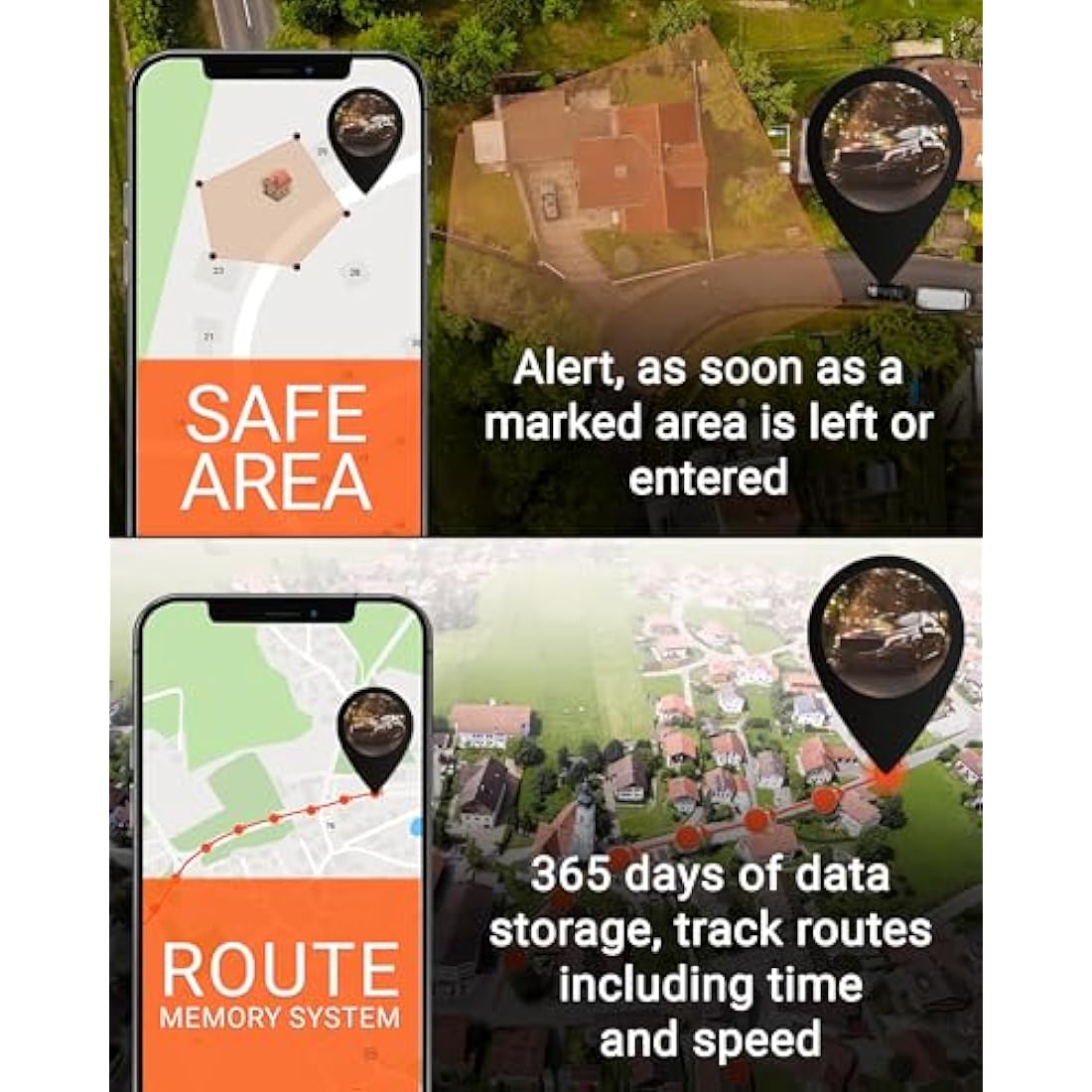 PAJ ALLROUND FINDER 2G - Personal GPS Tracker for Kids, Elderly, Luggage, Cars and More - UK & Worldwide Real Time Tracking, Route Memory System and Alarms - Battery up to 60 days (Stanby)