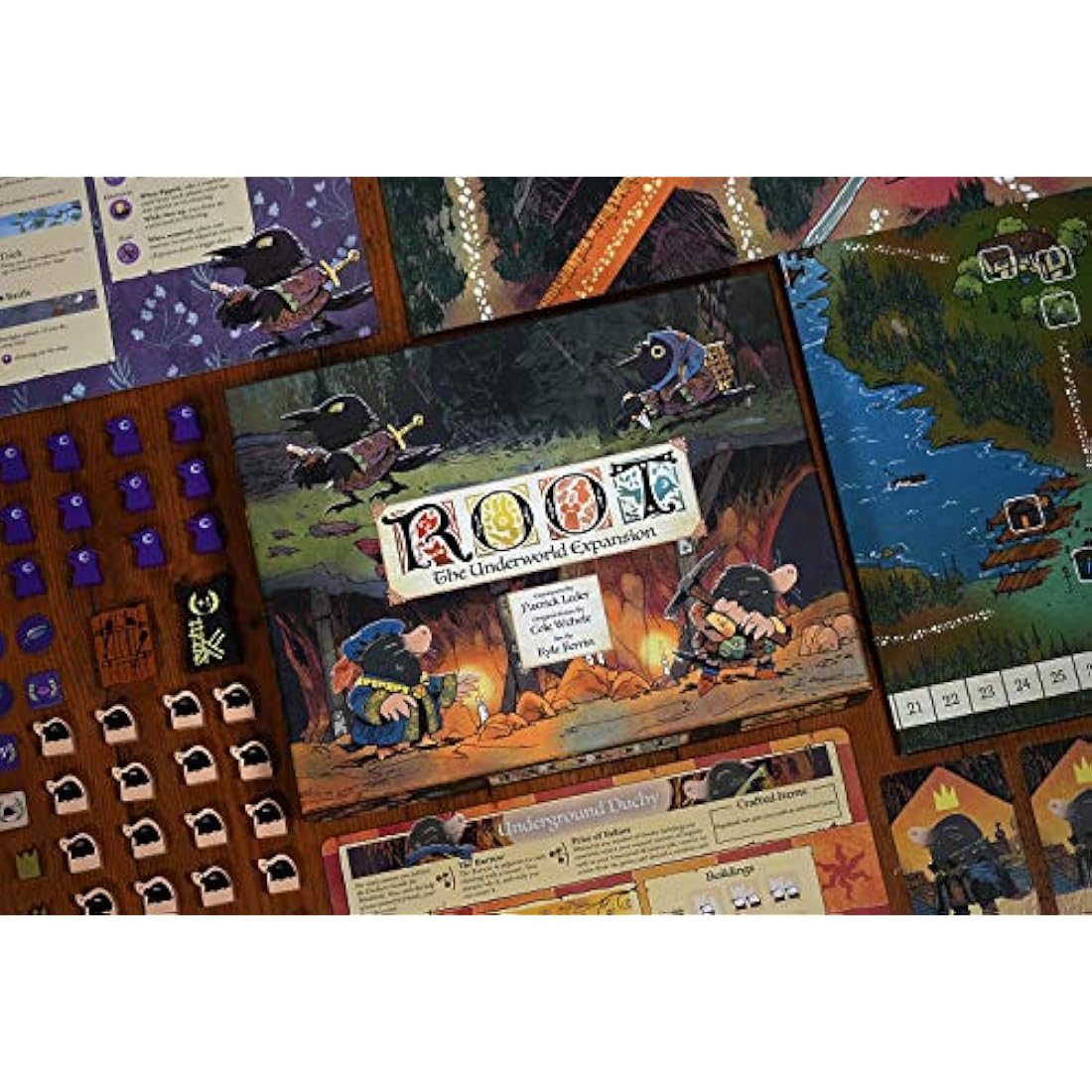 Leder Games - Root: The Underworld Expansion - Board Game, green, LED01002