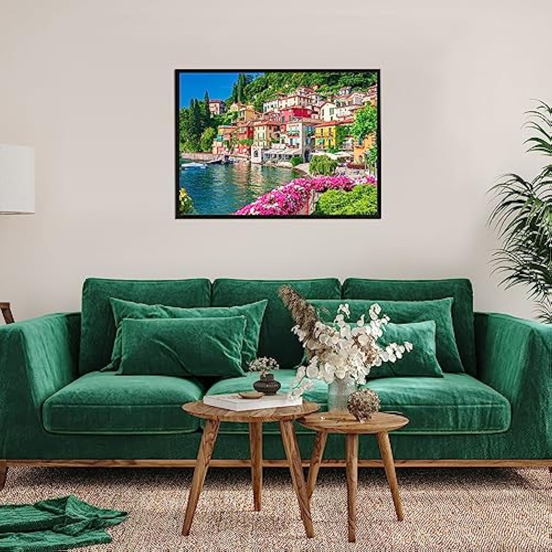 Lake Como 500 Piece Jigsaw Puzzles for Adults Varenna Village of Lovers Jigsaw Puzzles for Adults 500 Pieces Puzzle Gifts