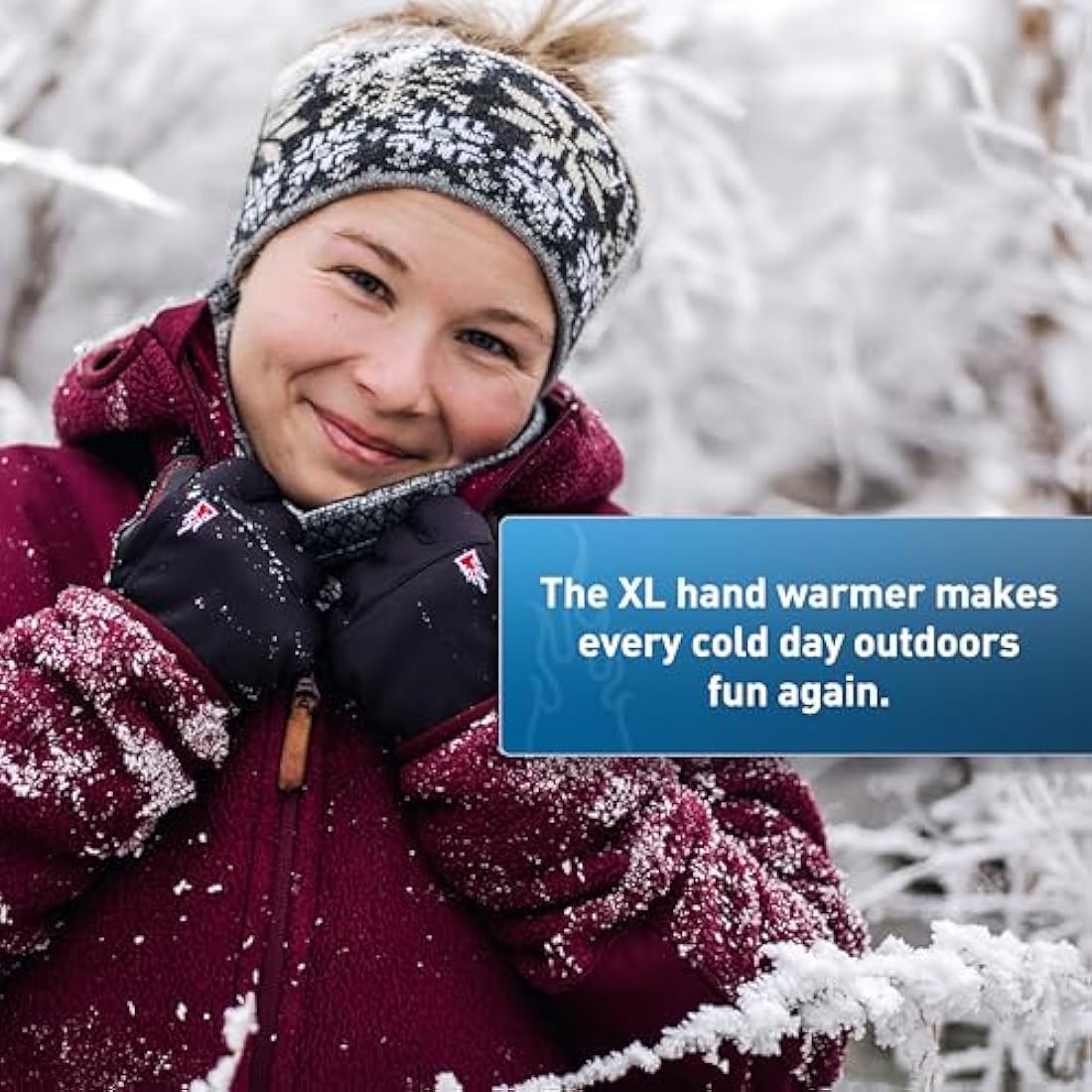 THE HEAT COMPANY Handwarmer XL - 10, 20 or 40 Pieces - EXTRA WARM - XL Hand Heat Pad - 24 Hours Warm Hands - Instant Heat - Air Activated - Purely Natural