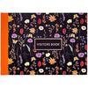 Pukka Pad, Bloom A4 Visitors Book – 96 Pages with 768 Entry Spaces – Includes Record Date, Name, Address, and Comment Fields – 120 GSM Paper – Black