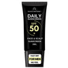 The Bald Brothers Bald Head Care for Men | Everyday Face & Scalp Care | Matte, No Grease, Vegan | Daily Scalp Sunscreen Fragrance Free - SPF 50+