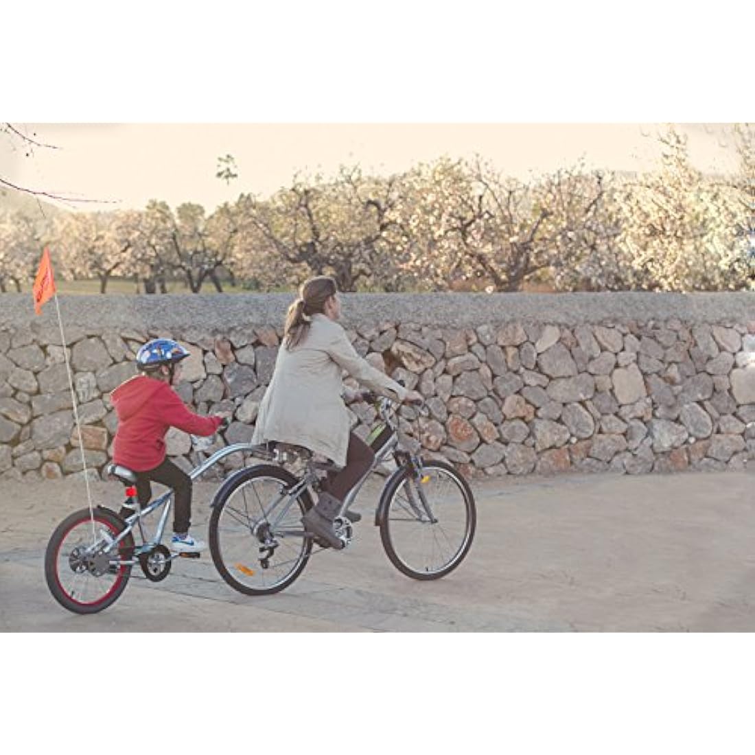 WeeRide Co Pilot Tagalong Trailer Child Bike Seat - Pink