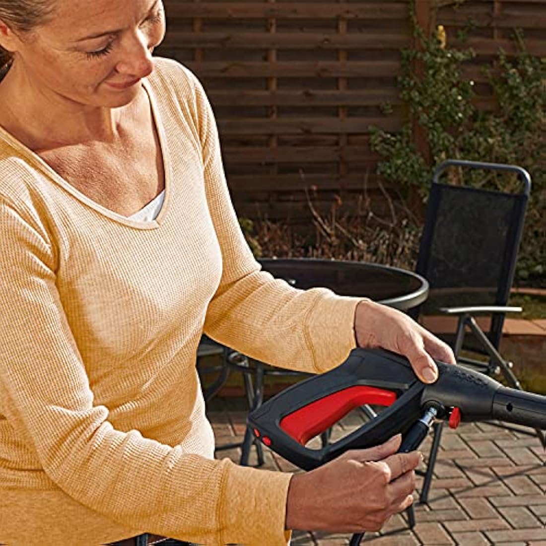 Bosch 6m High Pressure Hose (Compatible with Bosch Pressure Washers: EasyAquatak 110/120, UniversalAquatak 125/130/135, AQT 33-10, AQT 33-11, AQT 35-12, AQT 37-13, AQT 40-13, AQT 42-13)