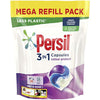 Persil Colour 3 in 1 Laundry Detergent Washing Pods Capsules Tablets Mega Refill Pack (50 Wash) Upto 2 months supply Keeps colours vibrant, Brilliant Plant-Based Stain Removal With Comfort Freshness