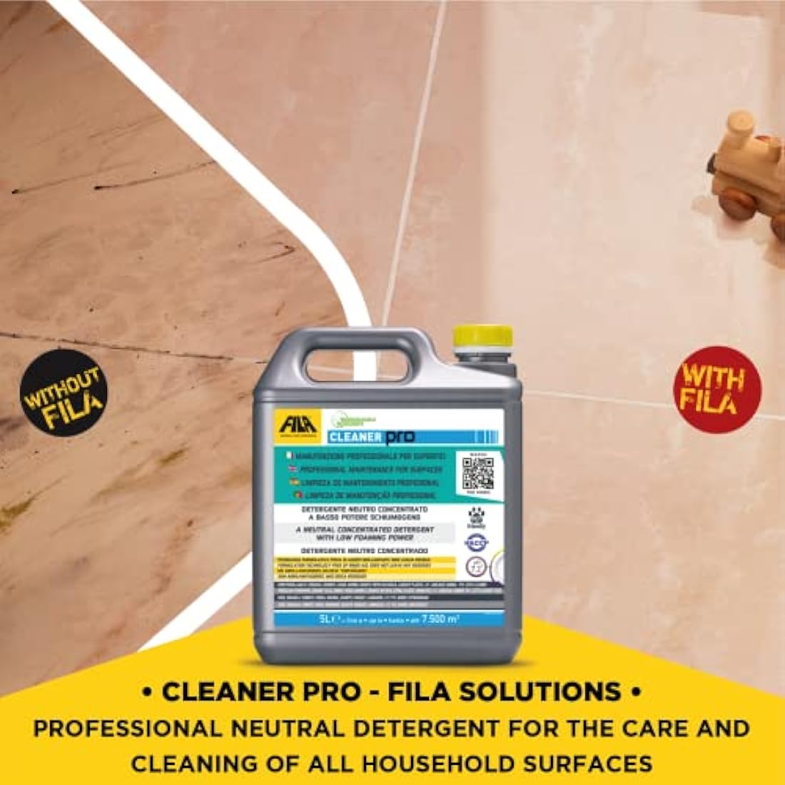 FILA Surface Care Solutions Concentrated Neutral Cleaner, 5L