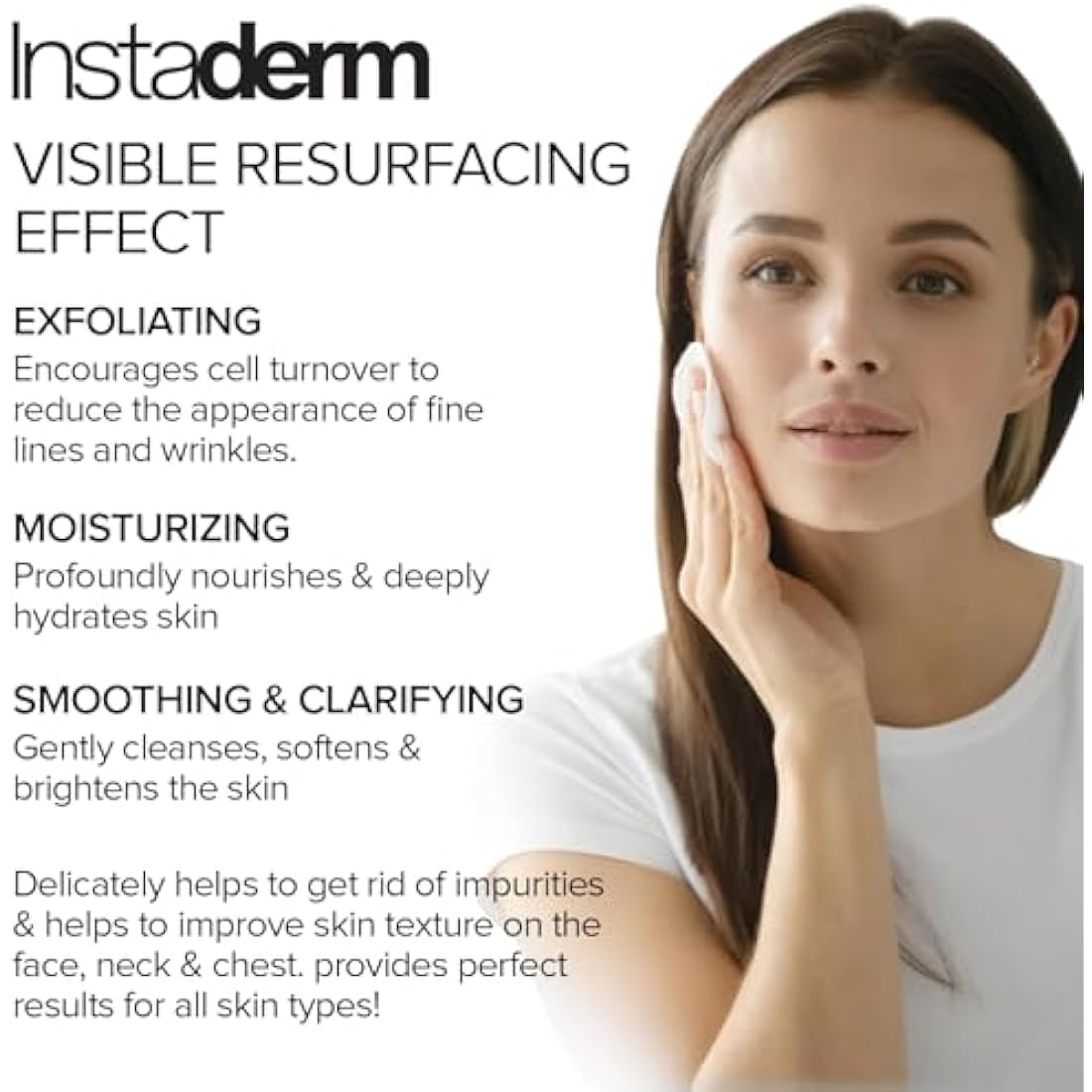 nti-Aging Exfoliating Peel Pads -Chemical Peel Pads with Glycolic, Lactic, and Salicylic Acid. Smooth’s Fine Lines, Wrinkles, Dark Spots & Skin Roughness to Enhance the Skins Texture & Tone