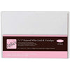 Anita's Plain, Blank Cards & Envelopes, 5 x 7", White, Pack of 50, 240gsm, for Home, Wedding, Birthday, Christmas, Thank You, Art & Craft,