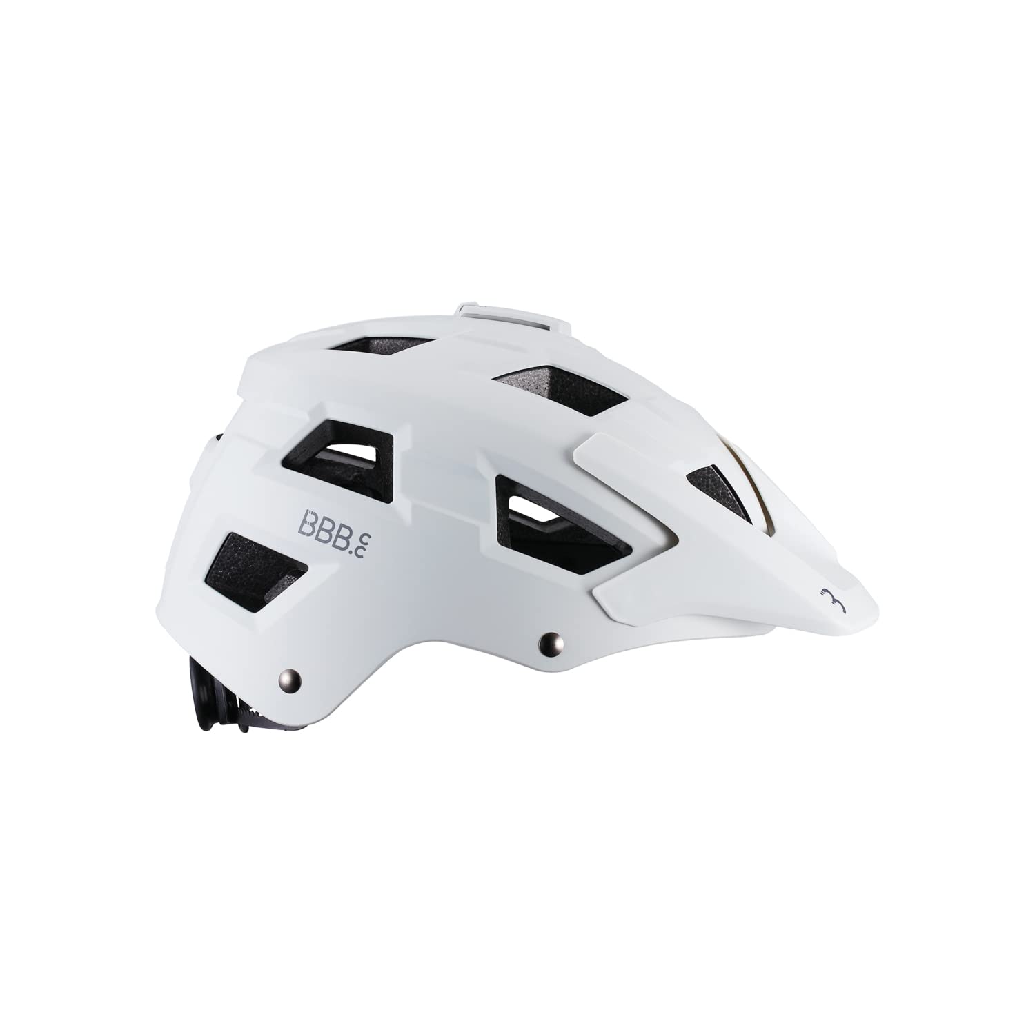 BBB Cycling Bike Helmet MTB Mountain Bike Cycle Helmet with Large Visor for Trek and Trail Bikes, Adult Helmet with Camera Mount ABS Shell Nanga