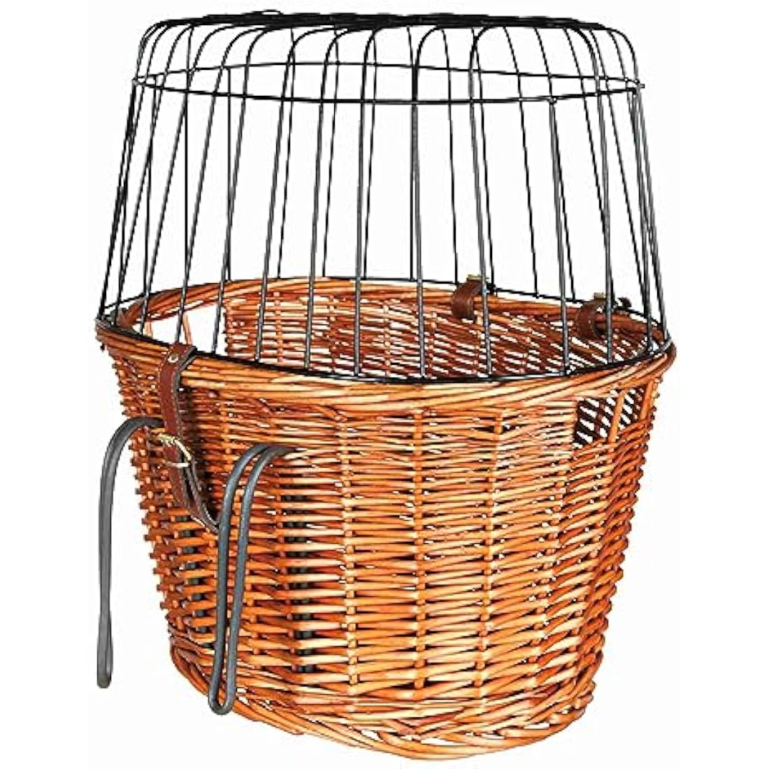 Trixie 2806 Front dog bike basket, 44 × 48 × 33 cm, natural