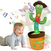 HICAS Dancing Talking Cactus Toy Repeat What You Say Singing Cactus Voice Recorder Baby Toys Volume Control with 120 Songs Funny Children Education Toys, Gifts and Home Decoration