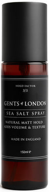 Sea Salt Spray for Men's Hair, 150ml Thickening and Volumising Texture by Gents of London | Professional Hair Styling Product for Mens Hair, Natural