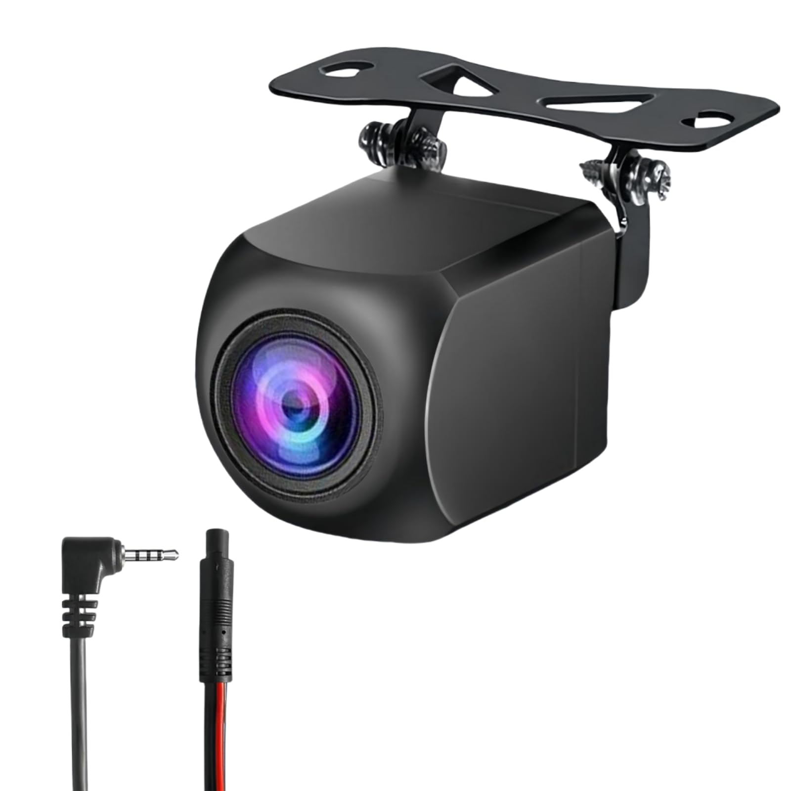 Epronic AHD 1080P 4 Pin Car Reverse Camera for Portable Carplay Car Stereo Waterproof Rearview Camera 6M Night Vision Backup Camera Support Mirror