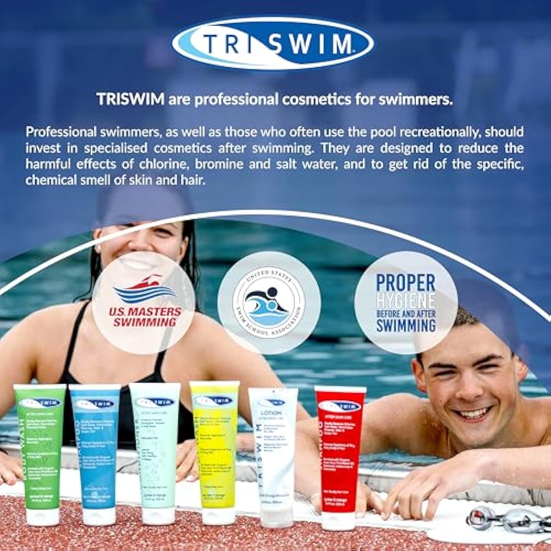 TRISWIM Skin Regenerating Body Lotion | After Swim Care | Body Moisturiser For Dry Skin | Magnesium Enriched | Moisturizing After Pool Vegan Body Lotion For Swimmers | Moisturiser Body (946 ml)