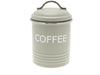 Home Sweet Tin Coffee Canister retro
