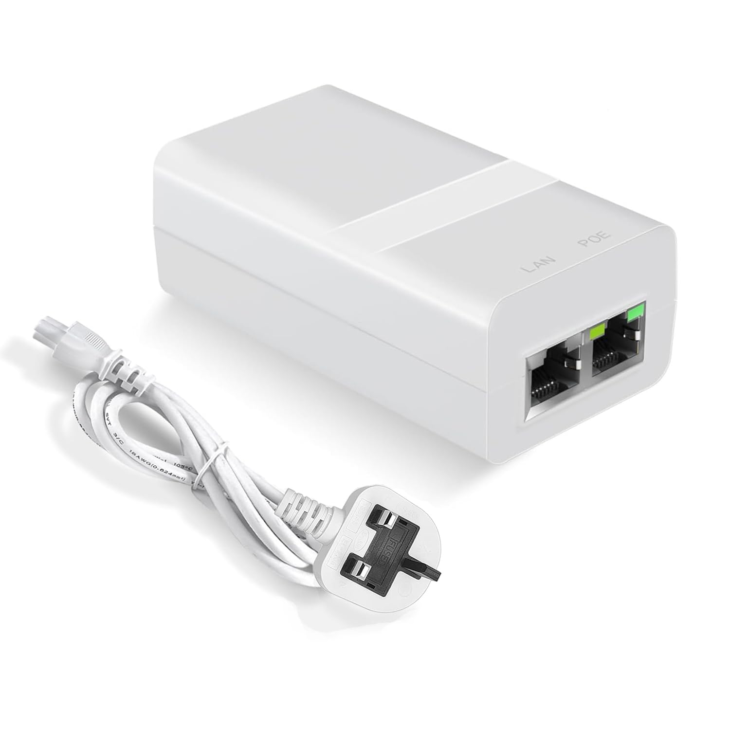 AgilePoElink Gigabit PoE Injector 24V 15W, Passive Power Over Ethernet PoE Power Injector Adapter for IP Camera Wireless/Wireless Access Point Long