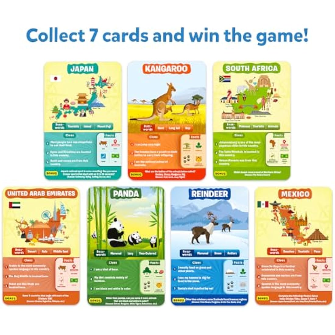 Skillmatics Guess in 10 Animals & Countries Combo, Perfect for Boys, Girls, Kids & Families Who Love Card Games, Educational Toys, Board Games, Trivia, Gifts for Ages 6, 7, 8, 9, 10 & Up