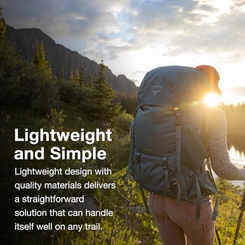 Osprey Renn Women's Backpack, 65L, Dark Charcoal/Gray Wolf, O/S