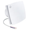Extractor Fan 4? 100mm Bathroom Toilet Kitchen Silent Extractor Fan with Timer - 95m?/h 30dB Wall Mounted Ventilator with Modern Front Panel