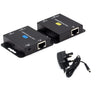 HDMI Extender 60M/196ft With POC 1080P@60Hz 3D HDMI Repeater (TX and RX) RJ45 to HDMI Converter Transfer Single by Cat5e/Cat6/Cat7/Cat8 OFC Cable with