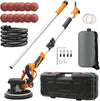 VELPAX Drywall Sander 1250W,11.5A Electric Drywall Sander with Vacuum,with 12 PCS Sanding Discs, 5 Variable Speed, Xtension Handle,LED Light,Variable