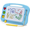 SGILE Magnetic Drawing Board for Kids, Colorful Erasable Doodle Board with Magnet Pen, Painting Sketch Pad with Three Stamps, Travel Toy, Educational Learning Toy for Toddlers, Light-Blue