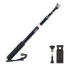 HSU Extendable Selfie Stick, Waterproof Hand Grip for GoPro Hero 13/12/11/10/9/8/7/6/5/4/3, Handheld Monopod Compatible with Cell Phones and Other