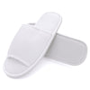 JOMIX Unisex Soft Comfy Ultra Light Sponge Slippers Set Guest Visit Hotel SPA Travel Non-Disposable Slippers Set MD3762 ( 02 White 2 pairs, 6 )