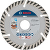 Bosch 1x PRO Multi Material Long Life Diamond Cutting Disc for Bore 22.23 and Small Angle Grinders (for Concrete, Reinforced concrete, Ø 115 mm, Professional Accessory Small Angle Grinder)