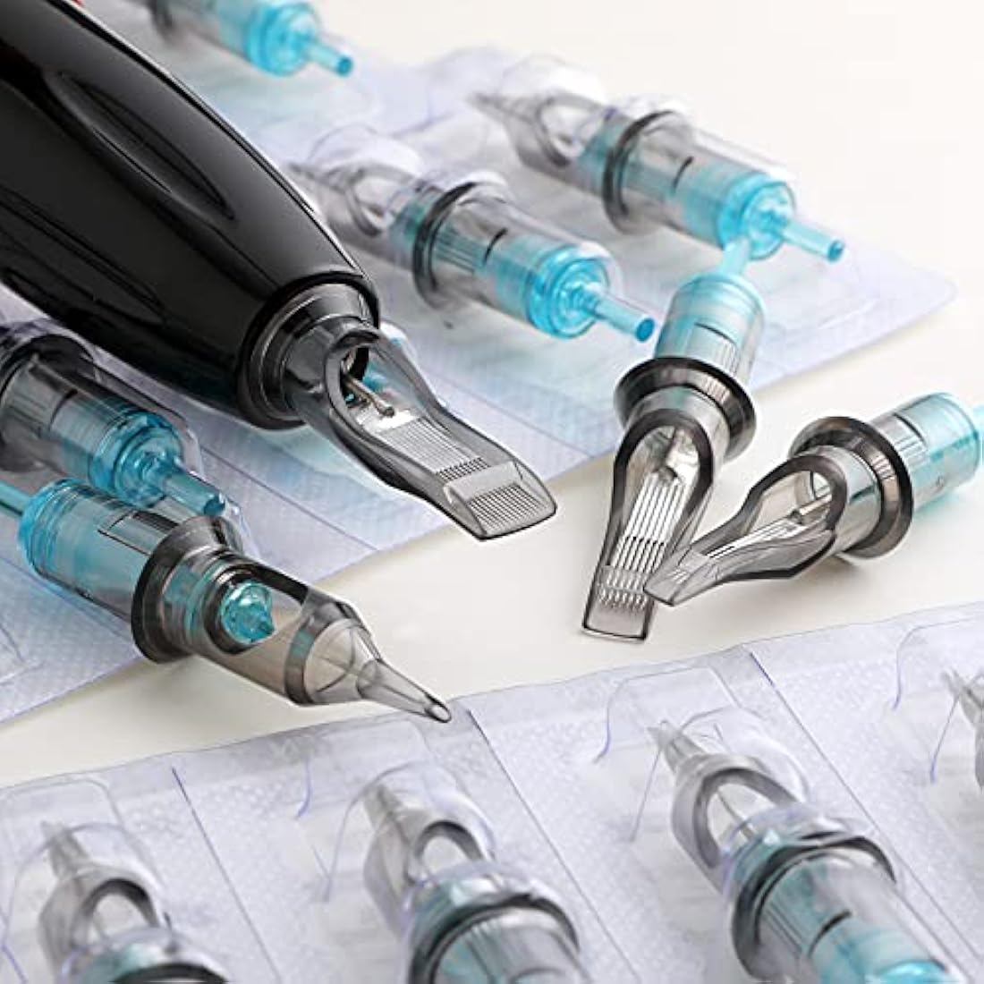 STIGMA 50Pcs Tattoo Cartridges Needles Disposable Mixed #10 Bugpin Round Liner Curved Magnum Shader 3RL 5RL 7RL 7RM 9RM EN02B-50KIT-Z