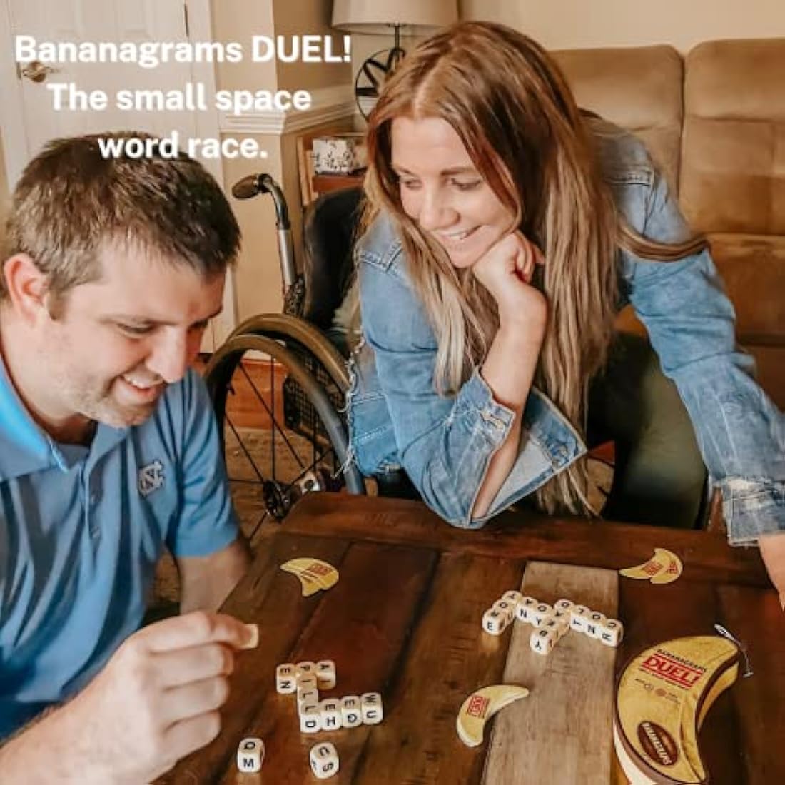 BANANAGRAMS | Bananagrams Duel | Word Game | Ages 7+ | 2 Players | 10+ Minutes Playing Time