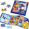 QUOKKA Magnetic Puzzles for 2 3 Year Olds - Travel Games for Kids Age 4 5 - Travel Toys for Toddlers on Plane Car Ride - 24 Pieces Jigsaw Games For 3 yo with Space & Dino - Plane Activities For Kids