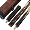CUESOUL Classic Handmade 57 inches 18oz Rosewood 3/4 Jointed Snooker Billiard Pool Cue with Case, rosewood Butts and leathertte Protective Cue Case-9.5mm Tip Snooker Cue Set